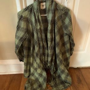 Billabong flannel cardigan